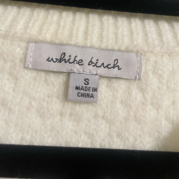 Size Small White Birch sweater - Picture 2 of 4